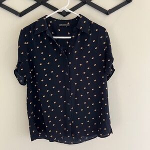 ADRIENNE PAPELL—- blouse, size Medium